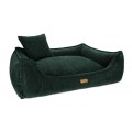 Legowisko dla psa premium butelkowa zieleń MILANO