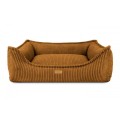 Legowisko dla psa ortopedyczne designerskie musztardowe MILANO