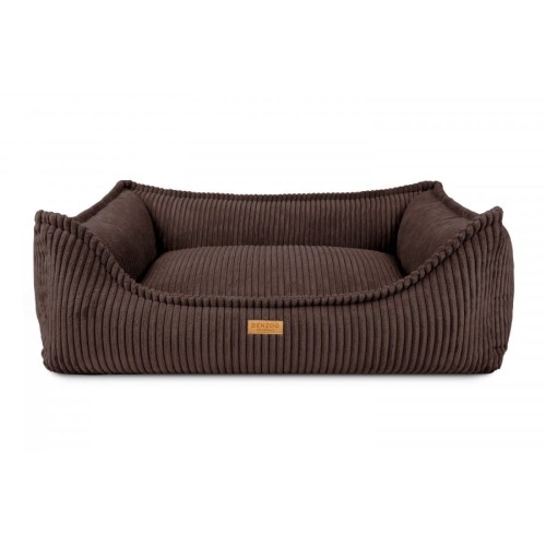 Legowisko dla psa ortopedyczne designerskie brązowe MILANO