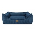 Legowisko dla psa ortopedyczne designerskie granatowe MILANO