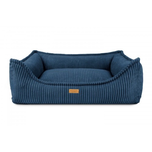 Legowisko dla psa ortopedyczne designerskie granatowe MILANO
