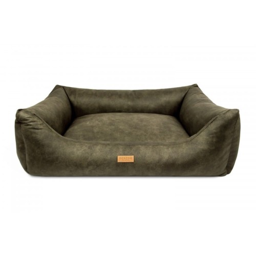 Legowisko dla psa ortopedyczne ciemno beżowe BERGAMO gładkie