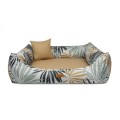 Legowisko dla psa ortopedyczne w liście MODENA plamoodporne
