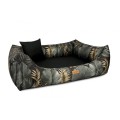 Legowisko dla psa ortopedyczne w liście MODENA plamoodporne