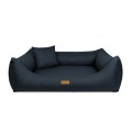 Legowisko dla psa ortopedyczne granatowe MODENA plamoodporne