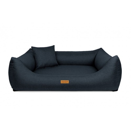 Legowisko dla psa ortopedyczne granatowe MODENA plamoodporne
