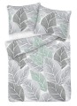 Pościel satynowa 200x220+2x70x80 Liście 57A Exclusive