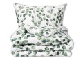 Pościel satyna z bawełny 200x220+2x70x80 Eukaliptus 55A Exclusive