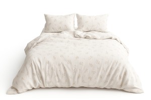 Pościel muślinowa 160x200+2x70x80 Rokitnik Boho 02 Muślin