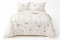 Pościel muślinowa 160x200+2x70x80 Motyle Boho 03 Muślin