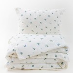 Pościel bawełniana muślinowa 140x200+70x90 Jagody Boho 04 Muślin