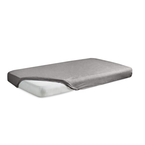 Prześcieradło jersey 200x220 z gumką Grafitowe Premium