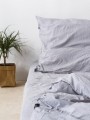 Pościel 160x200 bawełniana jasny szary Pure Hop Design