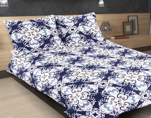 Pościel satynowa 200x220+2x70x80 ornamenty 10A Premium Matex