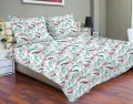 Pościel satynowa 200x220+2x70x80 flaming 15A Premium Matex