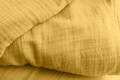 Pościel muślinowa 200x220+2x70x80 żółta Naturalna Muślin
