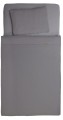 Pościel muślinowa 100x135+40x60 Ciemna Szarość Naturalna Dziecięca