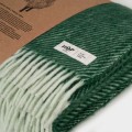 Koc wełniany zielony YETI 100% wełna Europejska Hop Design