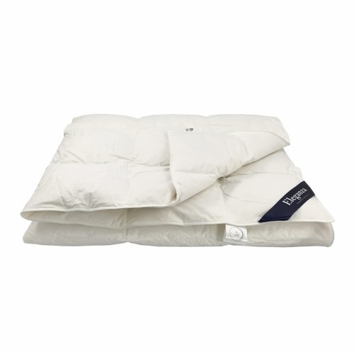 Kołdra puchowa 140x200 letnia puch gęsi Eleganza Poldaun