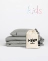 Pościel dziecięca 90x120 + 40x60 do łóżeczka ciemno szary KIDS PURE Hop Design