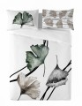 Pościel z bawełny egipskiej 160x200+2x70x80 Ginko Biloba Boho 17 perkal Prestige