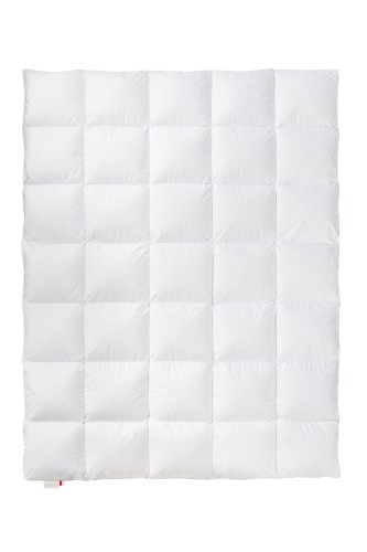 Kołdra puchowa 200x220 kasetowa biała Ekskluzywna Piórex