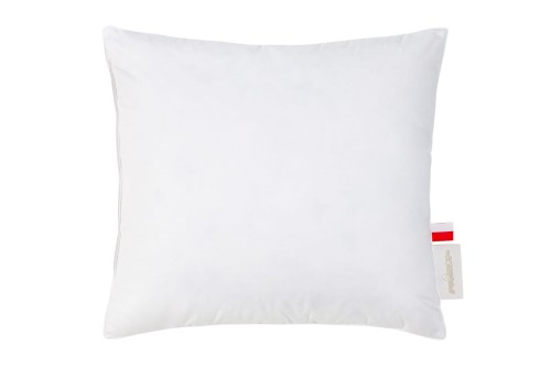 Poduszka puchowa 40x40 Ekskluzywna biała Piórex